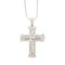 Collier COLLIER PENDENTIF CROIX OR & DIAMANTS 58 Facettes BO/220113 NSS