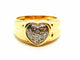 Bague 53 Bague Coeur Or jaune Diamant 58 Facettes 1345937CN