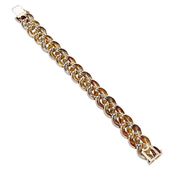 Bracelet Bracelet Poiray, "Tresse", trois tons d'or. 58 Facettes 33041