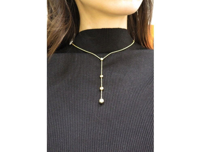 Collier vintage collier CARTIER draperie de decollete or jaune 18k 58 Facettes 254871