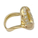 Ring 50 Vintage yellow gold and diamond ring. 58 Facettes 32015