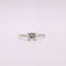 Bague Solitaire 4 griffes or blanc, diamant 58 Facettes
