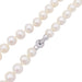 Necklace Pearl, white gold and diamond necklace. 58 Facettes 33519