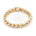Bracelet Bracelet Soft mesh Yellow gold 58 Facettes 1654264CN