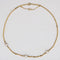 Collier Collier ras du cou or jaune 3 perles 58 Facettes 16-348A