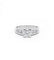 Bague 49 / Blanc/Gris / Or 750 Bague Solitaire Accompagné Diamant 0.87 Carat 58 Facettes R160701