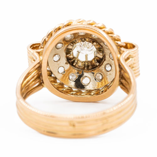 Bague 54 Bague Cocktail Or rose Diamant 58 Facettes 2301363CN