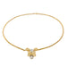 Necklace Twisted mesh necklace Yellow gold Diamond 58 Facettes 2718173CN