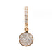 Ginette NY earrings Solo mini diamond ever hoop Creole earrings Yellow gold diamond 58 Facettes 2595539CN