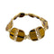Bracelet Bracelet vintage, or jaune, oeil de tigre. 58 Facettes 32318
