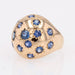 Ring 55 Vintage sapphire ball ring 58 Facettes 23-176