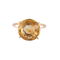 Bague Bague Citrine ronde 58 Facettes
