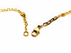 Necklace Navy mesh necklace Yellow gold 58 Facettes 1291605CN