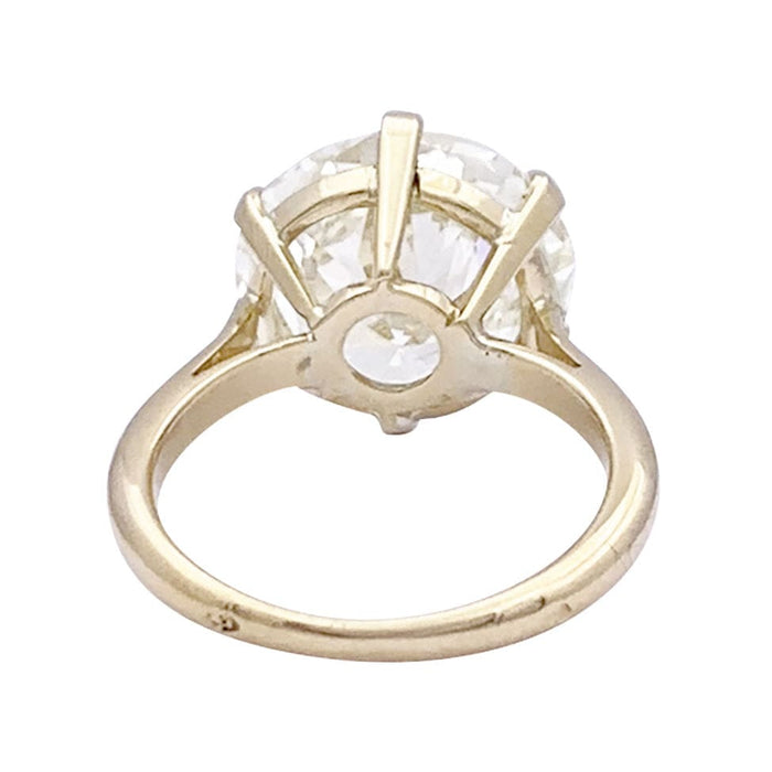 Bague 53 Bague solitaire, or jaune, diamant 7,59 carats. 58 Facettes 33405