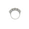 Bague 55 Bague Art Déco Or Diamant "Five-Stone" 58 Facettes
