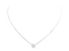 VAN CLEEF & ARPELS Necklace - “Fleurette” Pendant Necklace in White Gold and Diamonds 58 Facettes 232851