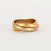 54 CARTIER ring - Trinity 3 gold ring 58 Facettes