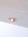 Bague or rose ancienne corail peau d'ange 58 Facettes