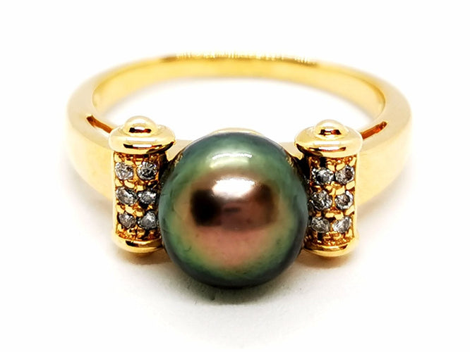 Bague 60 Bague Or jaune Perle 58 Facettes 1501566CN