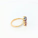 Ring Ring in yellow gold and colored stones 58 Facettes 22942