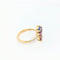 Bague Bague en or jaune et pierres de couleur 58 Facettes 22942