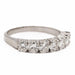 Ring 52.5 Half wedding ring white gold Diamond 58 Facettes 2432013CN