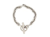 HERMES anchor chain bracelet mm 19cm 17 links silver 925 58 Facettes 257173
