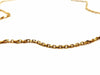 Necklace Cable link necklace Yellow gold 58 Facettes 1349757CN