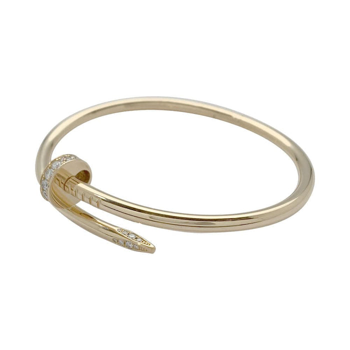 Bracelet Bracelet Cartier, "Juste un clou", or jaune, diamants. 58 Facettes 32068