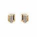 Yellow gold diamond earrings 58 Facettes 21-355