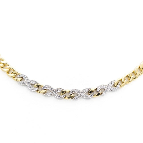 Collier Collier Infini Or jaune Diamant 58 Facettes 1800982CN
