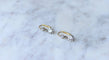 Boucles d'oreilles Dormeuses ancienne, diamants 58 Facettes