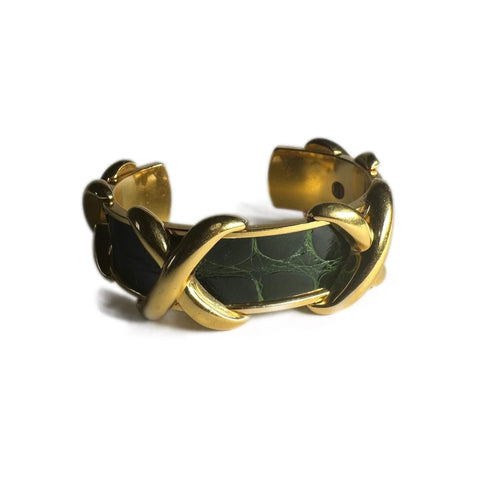 Bracelet HERMES - Manchette croisillons 58 Facettes REF24004-168