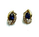 Boucles d'oreilles Boucles d'oreilles saphir et diamants 58 Facettes