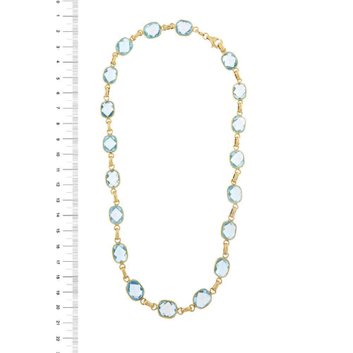 Collier Collier ras du cou avec topaze 58 Facettes 35053