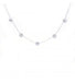 Collier Longueur : 39 cm / Blanc/Gris / Or 750 Collier Fleurs Diamants 58 Facettes 190176R