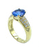 Bague Bague or jaune saphir et diamants 58 Facettes