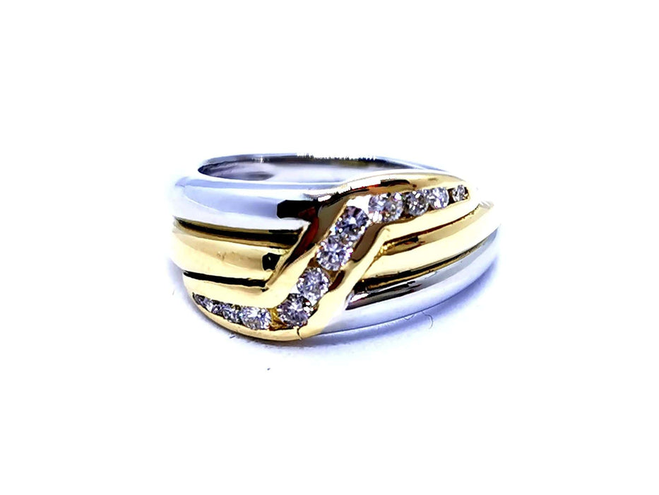 Bague 47 Bague Or jaune Diamant 58 Facettes 948341CD