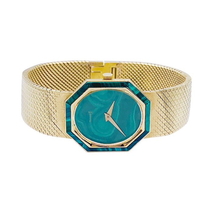 Montre Montre Piaget,or jaune, malachite. 58 Facettes 32915