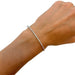 Bracelet White gold diamond bangle bracelet. 58 Facettes 31705