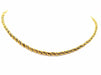 Necklace Rope mesh necklace Yellow gold 58 Facettes 812910CD