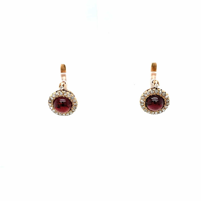 Boucles d'oreilles Boucles d'oreilles Diamants Grenat 58 Facettes