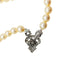 Necklace Pearl, white gold and diamond necklace. 58 Facettes 30937