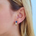 Boucles d'oreilles Boucles d'oreilles ancienne or jaune 18 carats saphirs diamants 58 Facettes