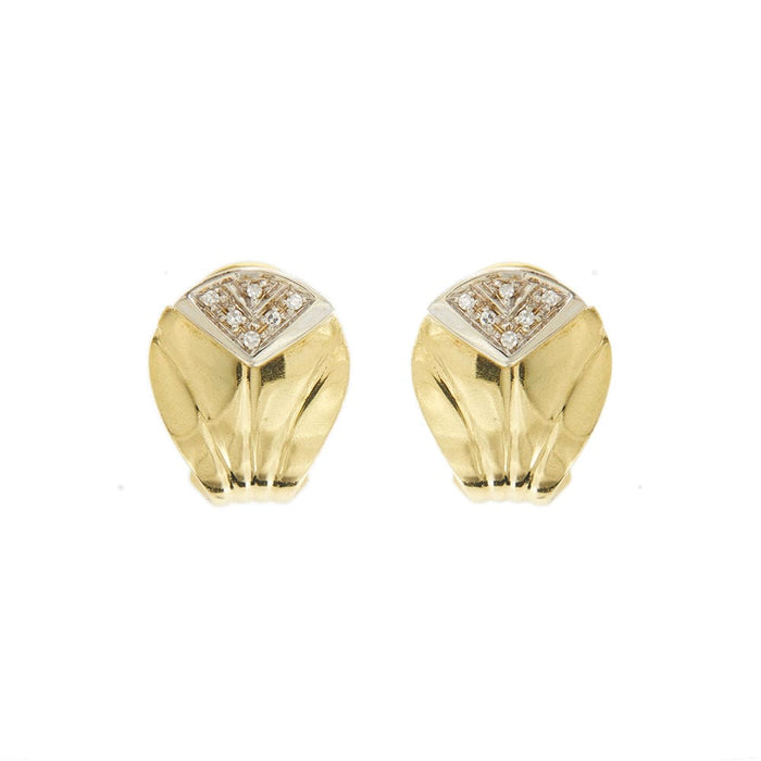 Boucles d'oreilles Boucles d'oreilles Or jaune Diamant 58 Facettes 29740