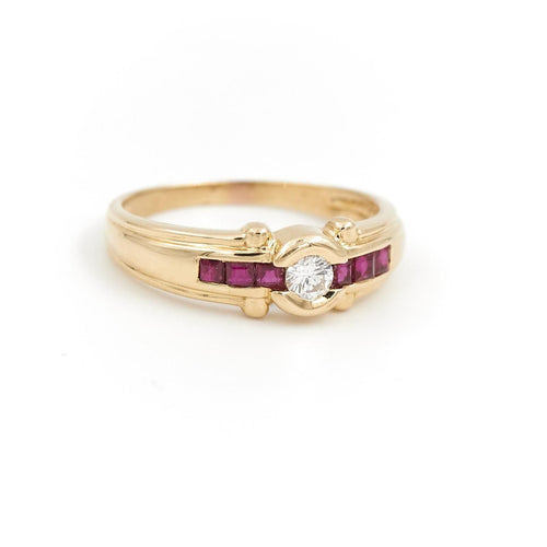 Bague 56 Bague Solitaire Or jaune Diamant 58 Facettes 1907939CN