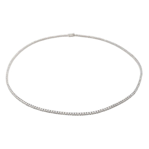Collier Collier Rivière Or blanc Diamant 58 Facettes 2708407CN