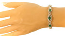 Bracelet Bracelet diamants, émeraudes 58 Facettes 16196-0083