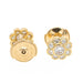 Boucles d'oreilles Boucles d'oreilles Fleur Or jaune Diamant 58 Facettes 1719296CN