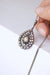 Collier Collier pendentif goutte ancien or et argent, diamants taille rose 58 Facettes